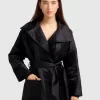 Belle & Bloom Ace Of Spades Velvet Coat - Black New