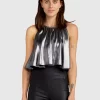 Belle & Bloom Addicted To You Trapeze Top - Gunmetal Sale