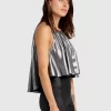 Belle & Bloom Addicted To You Trapeze Top - Gunmetal Sale