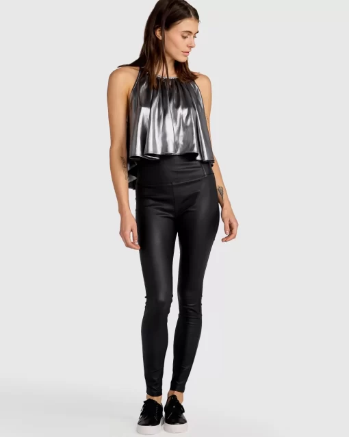 Belle & Bloom Addicted To You Trapeze Top - Gunmetal Sale