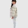 Belle & Bloom Adore You Wool Blend Peacoat - Cream Check Best Sale