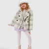 Belle & Bloom Adore You Wool Blend Peacoat - Cream Check Best Sale