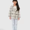 Belle & Bloom Adore You Wool Blend Peacoat - Cream Check Best Sale