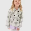 Belle & Bloom Adore You Wool Blend Peacoat - Cream Check Best Sale