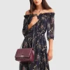 Belle & Bloom Amour Amour Ruffled Midi Dress - Navy Clearance