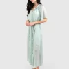 Belle & Bloom Amour Amour Ruffled Midi Dress - Spearmint Final Sale Best Sale