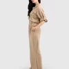 Belle & Bloom Art Of Escape Jumpsuit - Latte Best Sale