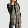 Belle & Bloom Aspen Plaid Scarf - Military Best Sale