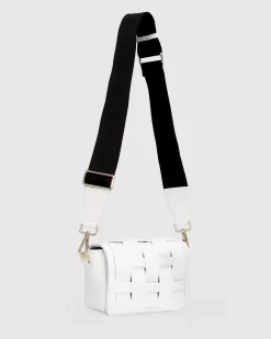 Belle & Bloom Bad Romance Crossbody Bag - White Clearance