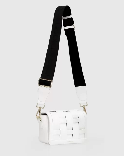 Belle & Bloom Bad Romance Crossbody Bag - White Clearance