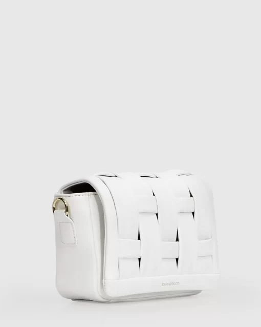 Belle & Bloom Bad Romance Crossbody Bag - White Clearance