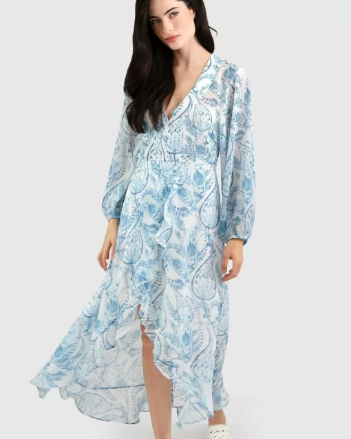 Belle & Bloom Beautiful Escape Dress - Porcelain Paisley Store