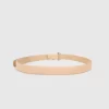 Belle & Bloom Bermuda Triangle Leather Belt - Latte Online