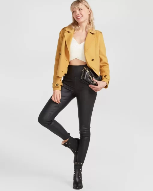 Belle & Bloom Better Off Military Peacoat - Antique Gold Best Sale