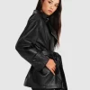 Belle & Bloom Bff Belted Leather Jacket Outlet