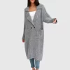 Belle & Bloom Born To Run Sustainable Sweater Coat - Grey Discount