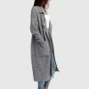 Belle & Bloom Born To Run Sustainable Sweater Coat - Grey Discount