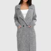 Belle & Bloom Born To Run Sustainable Sweater Coat - Grey Discount