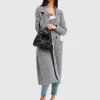 Belle & Bloom Born To Run Sustainable Sweater Coat - Grey Discount