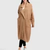 Belle & Bloom Born To Run Sustainable Sweater Coat - Light Camel Hot