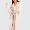 Belle & Bloom Born To Run Sustainable Sweater Coat - Pale Pink Best Sale