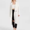 Belle & Bloom Born To Run Sustainable Sweater Coat - White Flash Sale