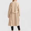 Belle & Bloom Boss Girl Double-Breasted Lined Wool Coat - Pale Oat Fashion