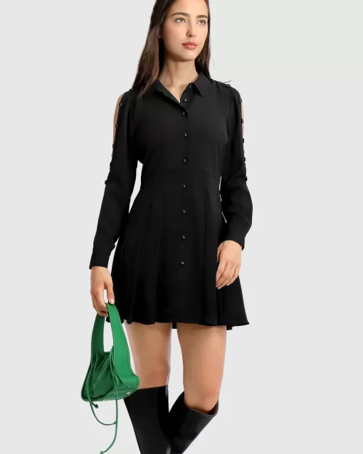 Belle & Bloom Boy Meets Girl Mini Dress - Black Flash Sale