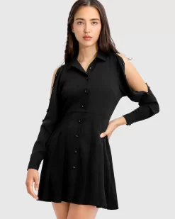 Belle & Bloom Boy Meets Girl Mini Dress - Black Flash Sale