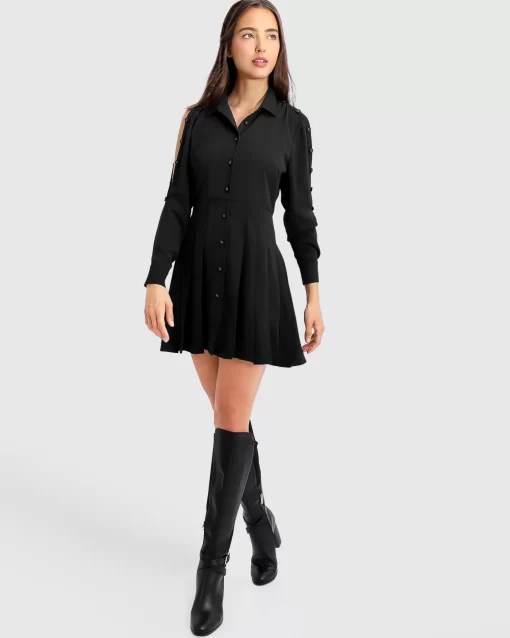 Belle & Bloom Boy Meets Girl Mini Dress - Black Flash Sale