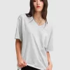 Belle & Bloom Brave Soul Oversized T-Shirt - Grey Store