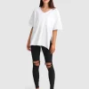 Belle & Bloom Brave Soul Oversized T-Shirt - White Sale