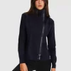 Belle & Bloom Brother'S Zip Front Jumper - Navy Shop