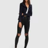 Belle & Bloom Brother'S Zip Front Jumper - Navy Shop