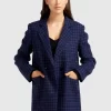 Belle & Bloom Cambridge Oversized Wool Blazer - Blue Cheap