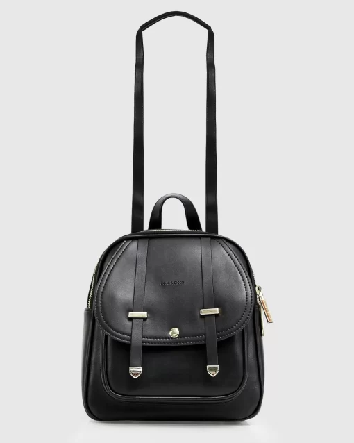 Belle & Bloom Camila Leather Backpack - Black Hot