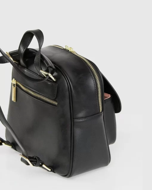 Belle & Bloom Camila Leather Backpack - Black Hot