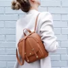 Belle & Bloom Camila Leather Backpack - Brown Hot