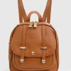 Belle & Bloom Camila Leather Backpack - Brown Hot