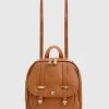 Belle & Bloom Camila Leather Backpack - Brown Hot