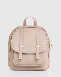 Belle & Bloom Camila Leather Backpack - Dusty Pink Online