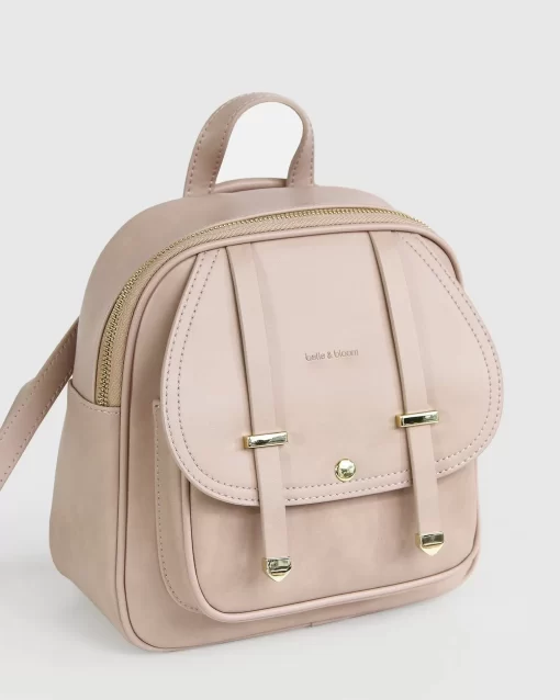 Belle & Bloom Camila Leather Backpack - Dusty Pink Online