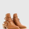 Belle & Bloom Can'T Be Tamed Open Back Boot - Tan Hot