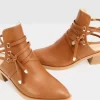 Belle & Bloom Can'T Be Tamed Open Back Boot - Tan Hot