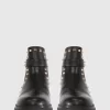 Belle & Bloom City Lights Mini Leather Ankle Boot - Black Sale