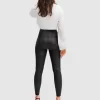 Belle & Bloom City Slicker Coated Legging - Black Outlet