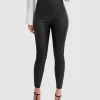 Belle & Bloom City Slicker Coated Legging - Black Outlet