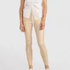 Belle & Bloom City Slicker Coated Legging - Sand Discount