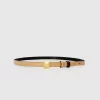 Belle & Bloom Cleopatra Pyramid Stud Leather Belt - Tan/Black Sale