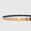 Belle & Bloom Cleopatra Pyramid Stud Leather Belt - Tan/Black Sale